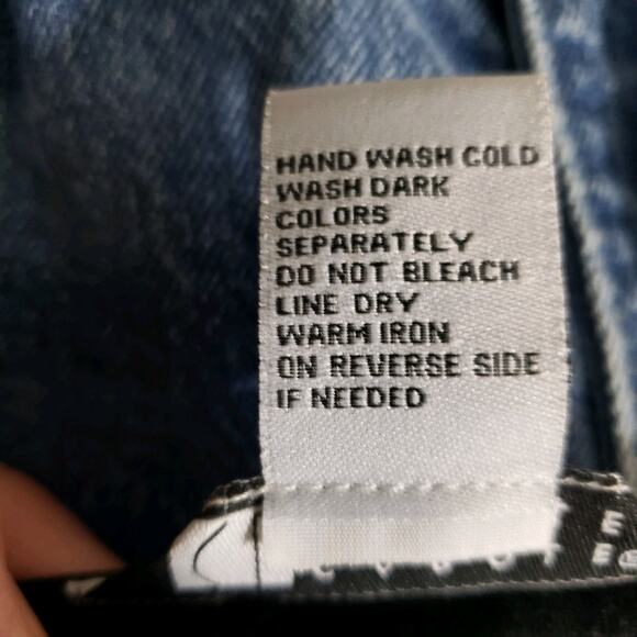 VTG Carole Little Sz 8 Black Linen Rayon‎ Peasant Skirt Floral Embroidered Boho - Picture 9 of 10